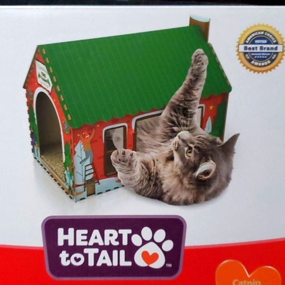 π HP π β€οΈ π HEARTS & TAIL TREE FARM CAT SCRATCHING PLAYHOUSE β€οΈ π - Picture 2 of 10